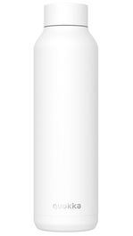 QUOKKA Botella Termo 850 ml Acero Inoxidable Color Blanco Sólido