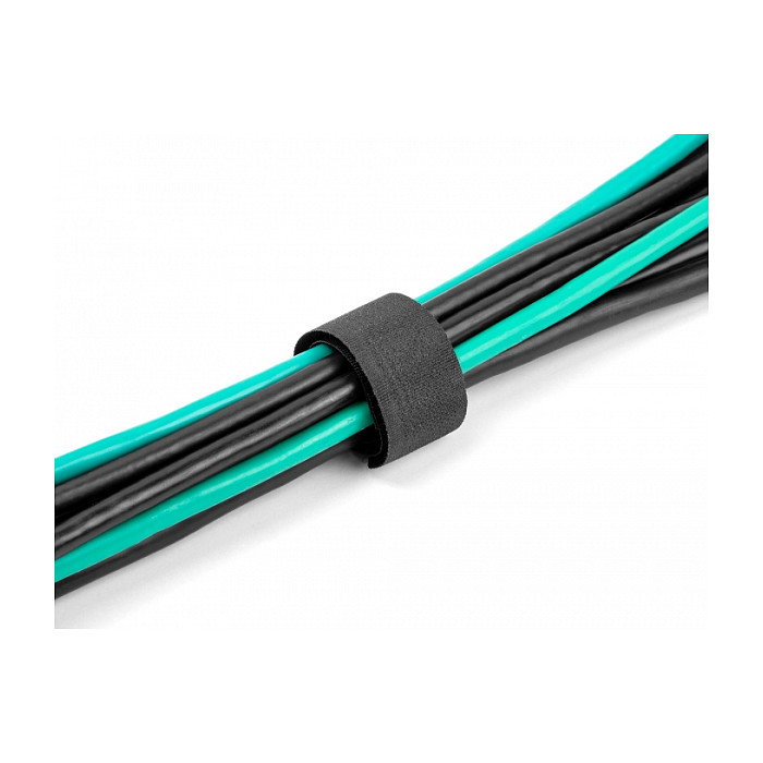 DeLOCK Bridas adherentes para cables LA 180 x AN 20 mm, negro, Nylon, 10 piezas