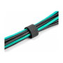 DeLOCK Bridas adherentes para cables LA 180 x AN 20 mm, negro, Nylon, 10 piezas