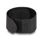 DeLOCK Bridas para cables con gancho y lazo 180 x 20 mm, negro, 10 piezas