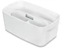 Leitz MyBox Wow Pequeña Caja de Almacenamiento con Tapa 5L Blanco/Gris - Contenedor Plástico