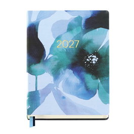 MIQUELRIUS Agenda Anual 2027 Trends Acuarela Indigo Tapa Extra 145x195 mm