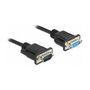 DeLOCK Cable Serie RS-232 D-Sub 9 Macho a Hembra 1 m