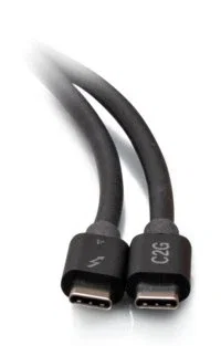C2G C2G28886 Cable Thunderbolt 4 USB-C 0.76m / 40 Gbit/s Negro para Datos, Video 8K y Carga 100W