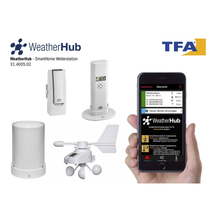 TFA Weatherhub Set Weather Station 31.4005.02