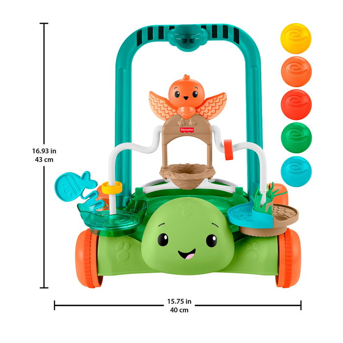 Fisher-Price Andador Correpasillos Tortuga Moves with You JKD63 Fisher-Price Andador Correpasillos Tortuga Moves with You JKD63