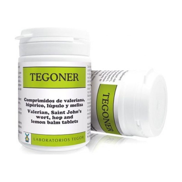 Tegor TEGONER 120 comprimidos - Complemento alimenticio relajante para el sueño, indicado en estrés y cansancio Tegor TEGONER 120 comprimidos - Complemento alimenticio relajante para el sueño, indicado en estrés y cansancio