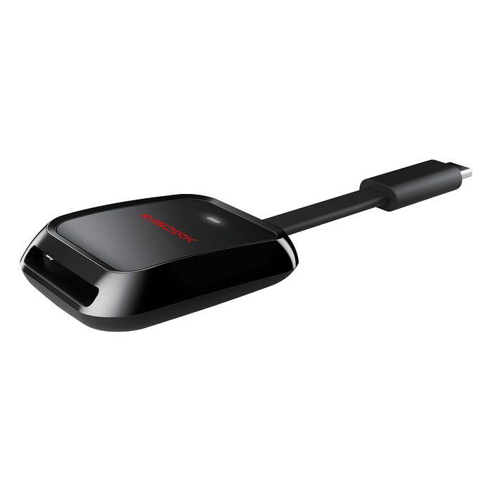 SanDisk QuickFlow Lector de tarjetas SD USB-C USB 3.2 Gen 1, Negro
