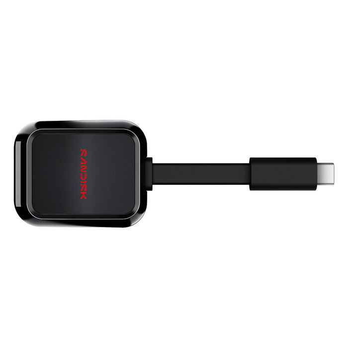 SanDisk QuickFlow Lector de tarjetas SD USB-C USB 3.2 Gen 1, Negro
