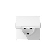 Jung LS1520BFKLWWM Toma de corriente Schuko con tapa abatible