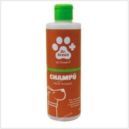 Dr. Green Vet Champú Pelo Rizado para Perros con Miel y Jalea Real, Hidratante Nutritivo, 250 Ml
