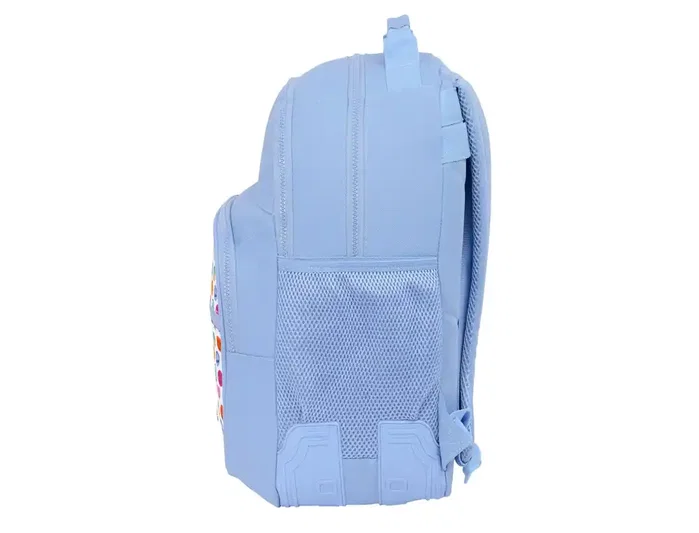 Safta Mochila Doble Smiley World Joyful Adaptable a Carro Reciclado