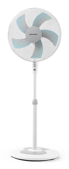 Grunkel Ventilador de pie FAN-165R 40 cm 50 W 5 aspas 3 velocidades Blanco