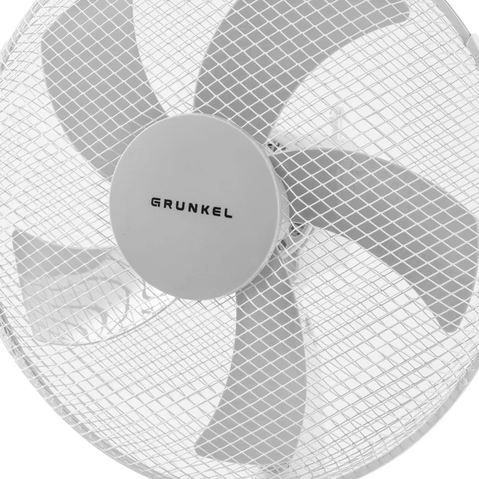 Grunkel Ventilador de pie FAN-165R 40 cm 50 W 5 aspas 3 velocidades Blanco