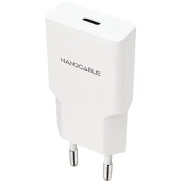 Nano Cable 10.10.2021 Cargador de Pared 1xUSB Tipo-C/PD 20W Blanco