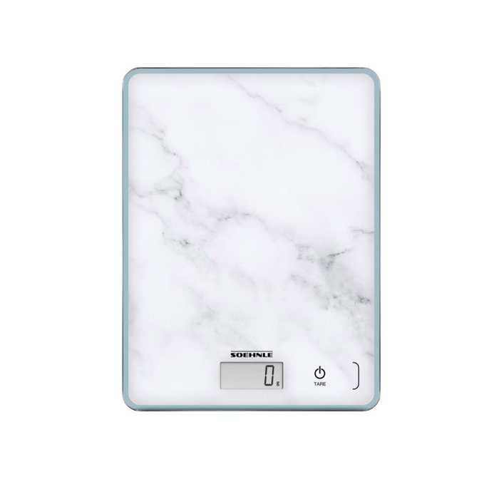Soehnle Compact 300 (61516) - Báscula de Baño 5 kg, Mármol, Blanca, Digital Soehnle Compact 300 (61516) - Báscula de Baño 5 kg, Mármol, Blanca, Digital