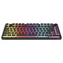 Savio PHENIX Klawiatura mechaniczna bezprzewodowa, Gateron Yellow Pro, Pudding, układ polski