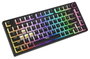 Savio PHENIX Klawiatura mechaniczna bezprzewodowa, Gateron Yellow Pro, Pudding, układ polski