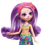 Enchantimals Muñeca Sunshine Island Perezoso Morado HRX82