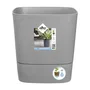 ELHO Maceta Greensense Aqua Care Square 30 Cemento claro Interior/exterior Ø 29,5 x H 30,2 cm