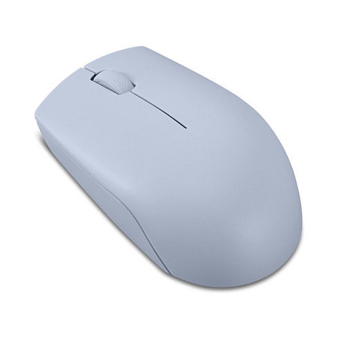 Lenovo Ratón Óptico Inalámbrico 300, Ambidiestro, 1000 DPI, Color Azul, Receptor USB Nano Incluido, Batería AA