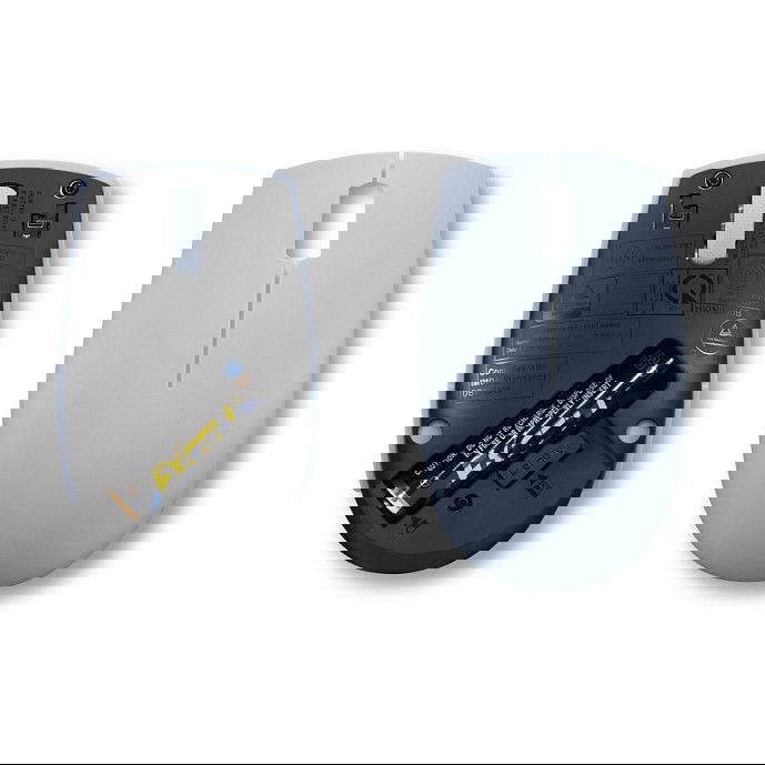 Lenovo Ratón Óptico Inalámbrico 300, Ambidiestro, 1000 DPI, Color Azul, Receptor USB Nano Incluido, Batería AA