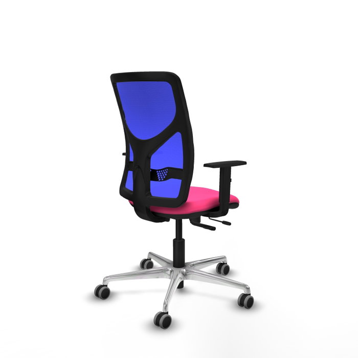 PIQUERAS Y CRESPO Silla de oficina Motilla Rosa y Azul PIQUERAS Y CRESPO Silla de oficina Motilla Rosa y Azul