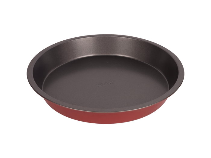 Quttin Molde Redondo Cherry, 32 cm de Diámetro x 4.5 cm de Alto, Acero 0.5 mm, para Repostería y Panadería (12 Unidades)