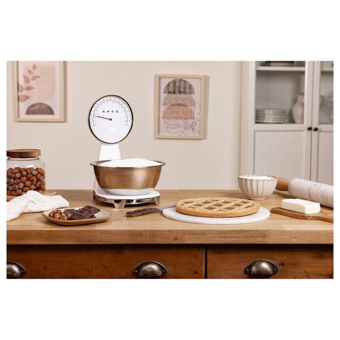Smeg Báscula de Cocina Estilo 50's Blanco Smeg Báscula de Cocina Estilo 50's Blanco