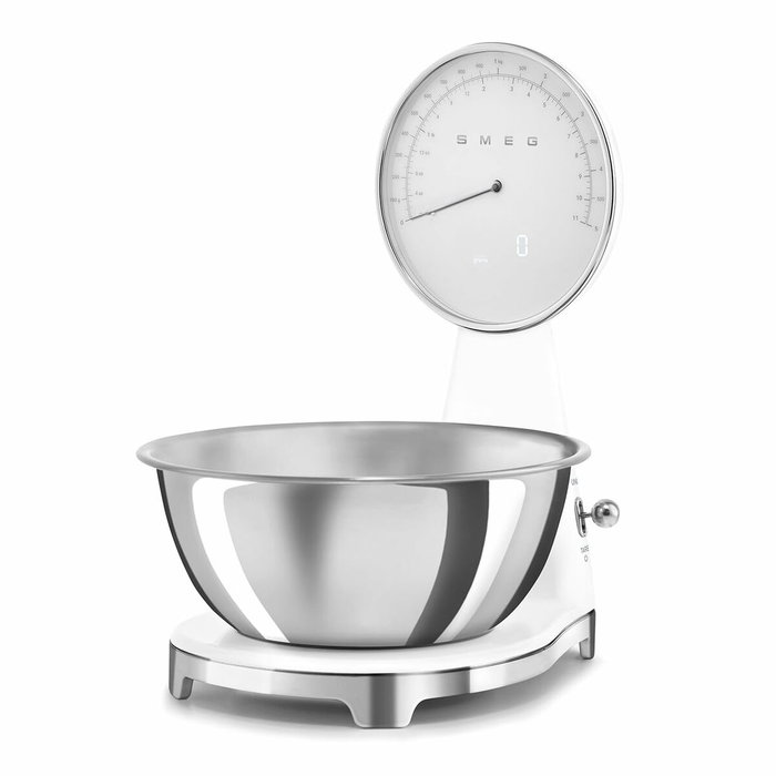 Smeg Báscula de Cocina Estilo 50's Blanco
