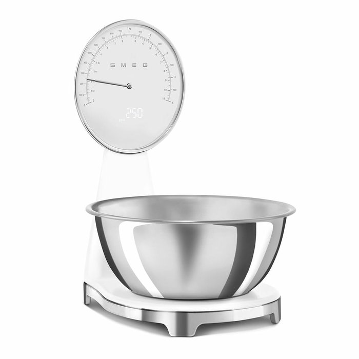 Smeg Báscula de Cocina Estilo 50's Blanco