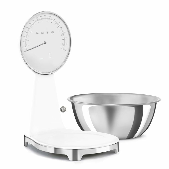 Smeg Báscula de Cocina Estilo 50's Blanco