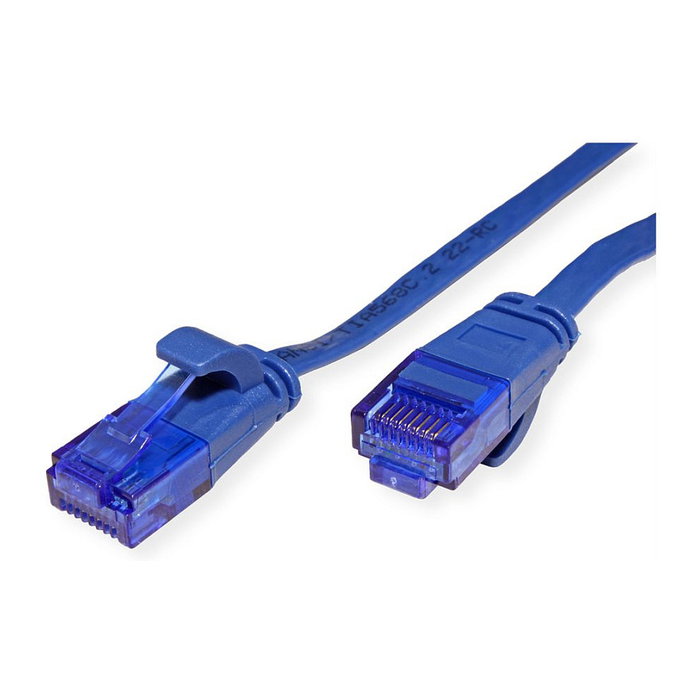 VALUE Patchkabel Cat.6A (Class EA) UTP extra-flach, azul, 2 m VALUE Patchkabel Cat.6A (Class EA) UTP extra-flach, azul, 2 m