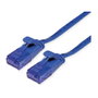 VALUE Patchkabel Cat.6A (Class EA) UTP extra-flach, azul, 2 m