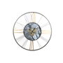 DKD Home Decor Reloj de Pared Metálico Dorado 140x9x140 cm