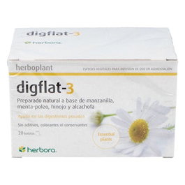 Herboplant Digflat N° 3 20 Bolsitas - Infusión para Digestiones Pesadas