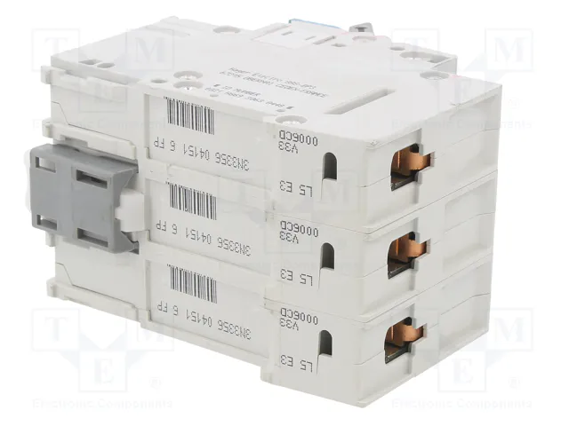 HAGER Interruptor magnetotérmico MCN 3 polos 6A 6kA