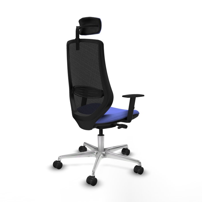PIQUERAS Y CRESPO Silla de oficina Mardos Azul claro y Negro