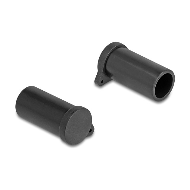 DeLOCK Cubierta antipolvo para MC4 - DL4 hembra, 10 unidades, Negro DeLOCK Cubierta antipolvo para MC4 - DL4 hembra, 10 unidades, Negro