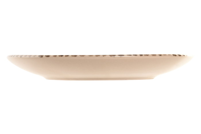 DKD Home Decor Plato de Gres Marrón 20x20x2,5 cm