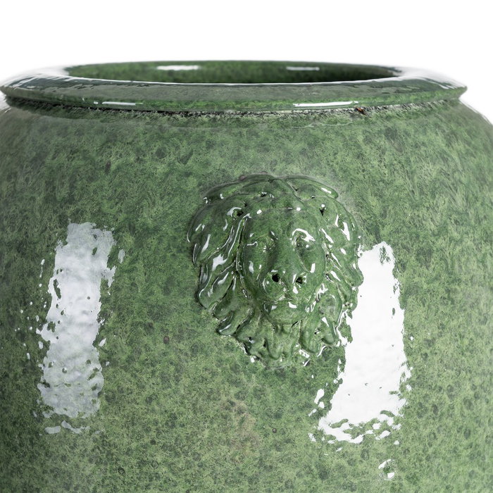 Jarrón Verde Cerámica Decoración 30 X 30 X 80 cm