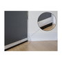 DeLOCK Cepillo de sellado de 40 mm con perfil de aluminio recto, 1 m de largo