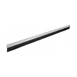 DeLOCK Cepillo de sellado de 40 mm con perfil de aluminio recto, 1 m de largo