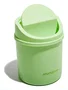 Muitomas Mini Papelera de Escritorio Verde con Tapa Manual