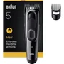Braun HC5510 Cortapelos Inalámbrico, 50 min, 9 ajustes, Negro