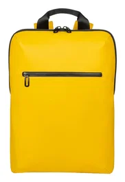 Tucano Gommo Mochila para Portátil 40,6 cm (16") - Negro, Amarillo - Caucho - Compatible con MacBook Pro 16" y Laptops hasta 15.6"