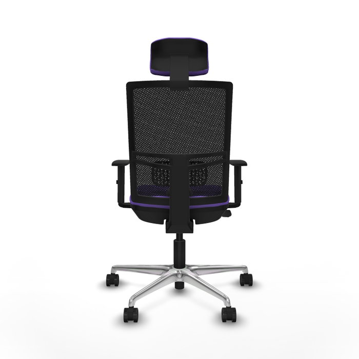 PIQUERAS Y CRESPO Silla de oficina Yunquera con mecanismo Sincro/Traslack, Lila y Negro PIQUERAS Y CRESPO Silla de oficina Yunquera con mecanismo Sincro/Traslack, Lila y Negro