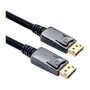 ROLINE Cable DisplayPort 11.04.5886, DP-DP, 1,5 m, negro-metallic