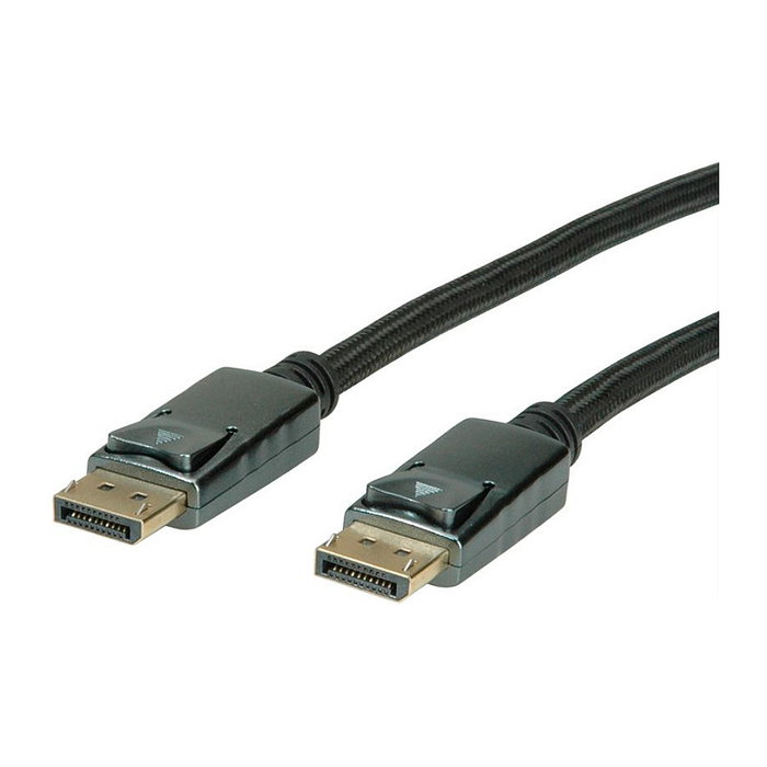 ROLINE Cable DisplayPort 11.04.5886, DP-DP, 1,5 m, negro-metallic