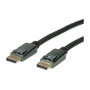 ROLINE Cable DisplayPort 11.04.5886, DP-DP, 1,5 m, negro-metallic